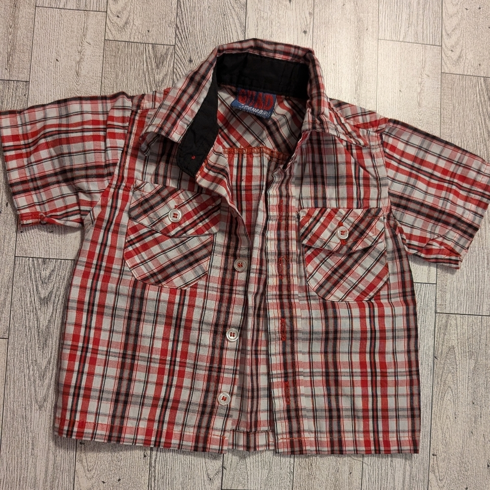 Plaid button up shirt